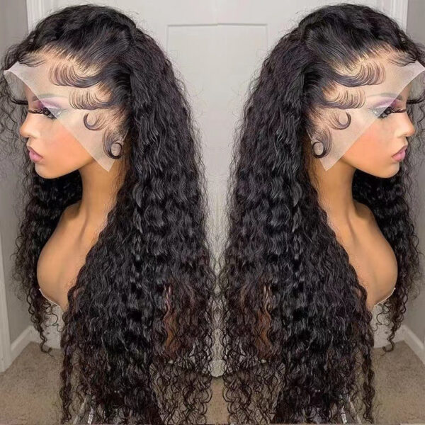Fashionable Synthetic Headband With Black Long Curly Hair - Image 5