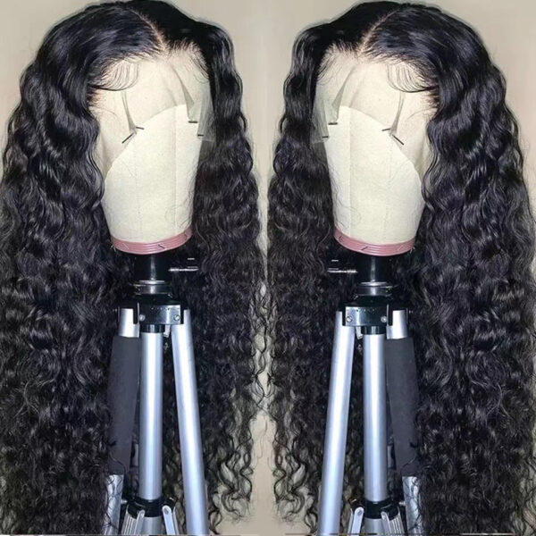 Creative And Versatile Wine Red Long Front Lace Wig - Image 8